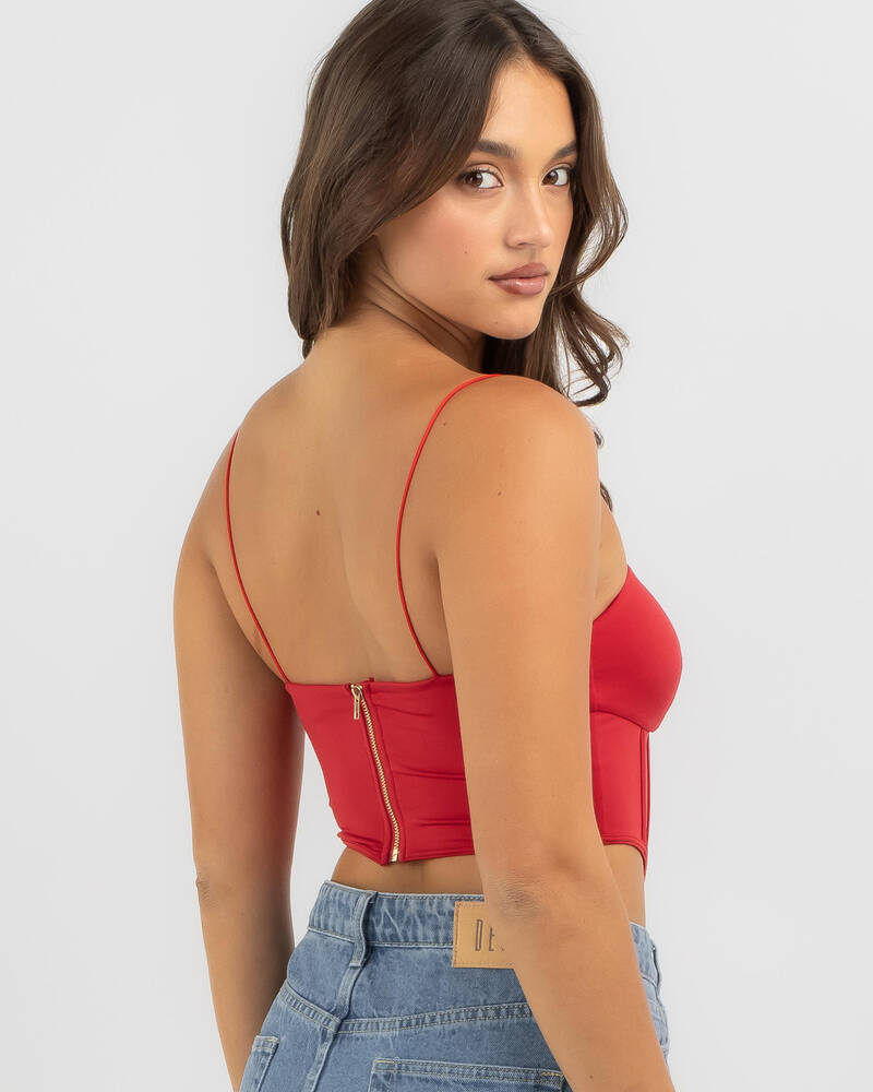 Ava And Ever Go Bestie Corset Top for Womens