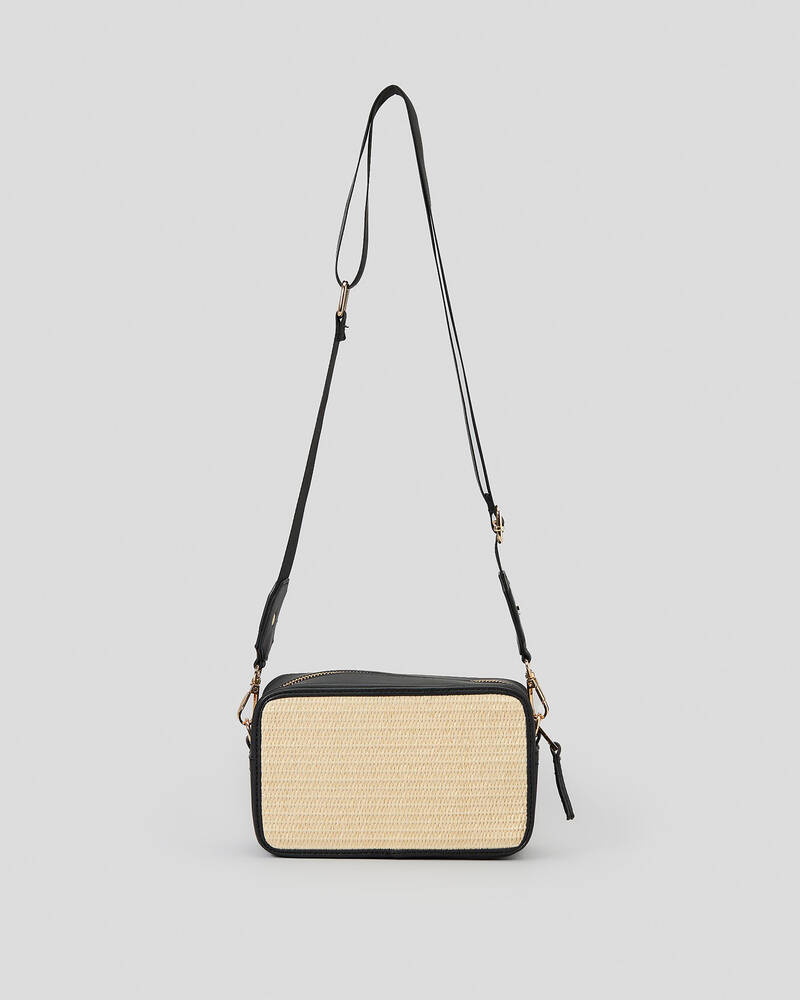 Ava And Ever Valley Straw Crossbody Bag for Womens