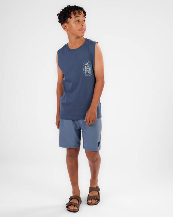 Salty Life Boys' Ocean's Ambush Muscle Tank for Mens