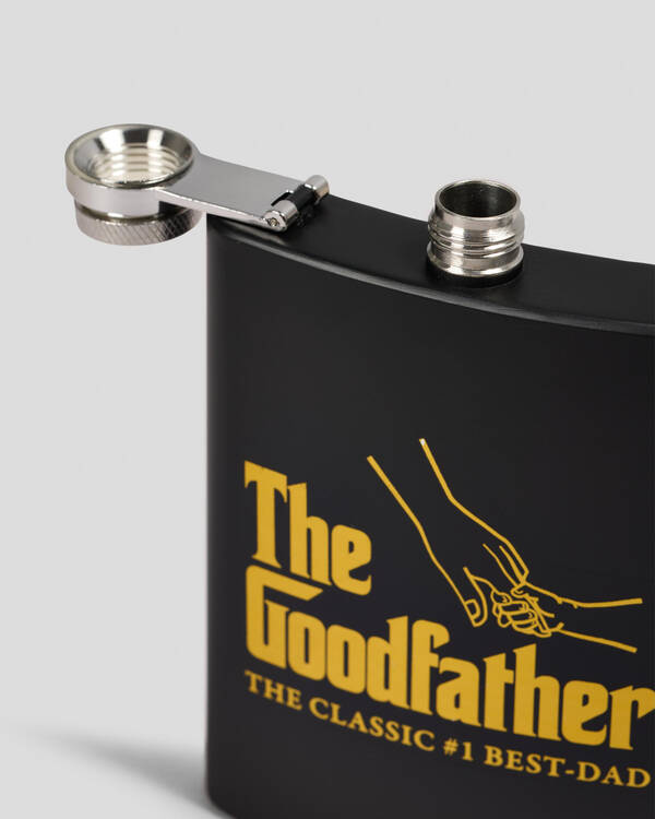 Get It Now The Goodfather Metal Flask for Unisex