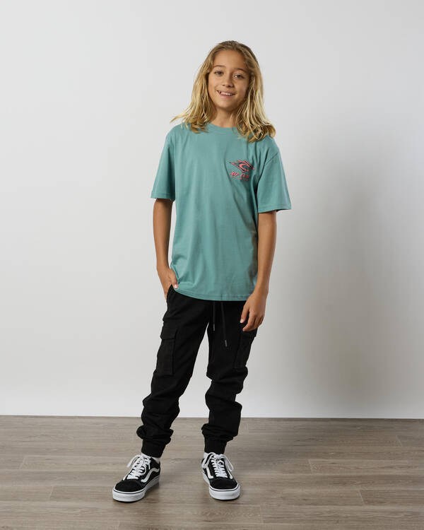 Rip Curl Boys' Raw Energy Dolphin T-Shirt for Mens