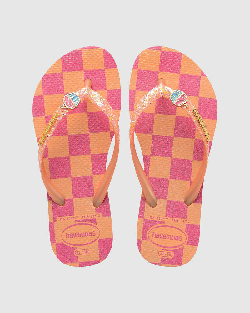Havaianas Kids' Slim Glitter Thongs for Womens