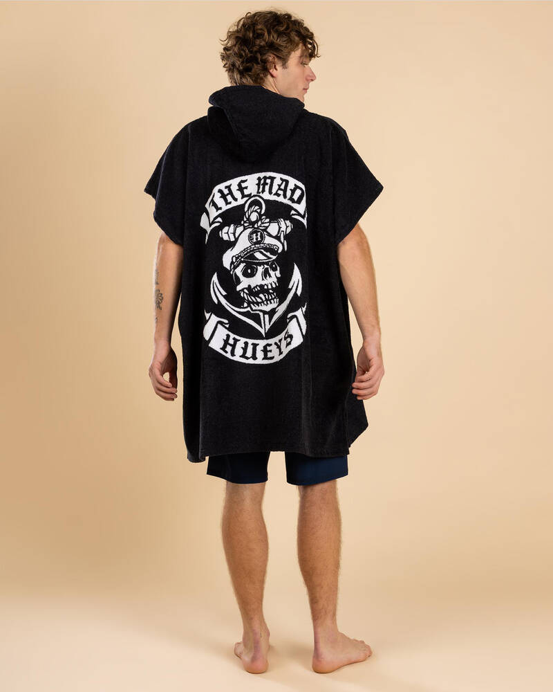 The Mad Hueys Sailor Anchor Hooded Towel for Mens