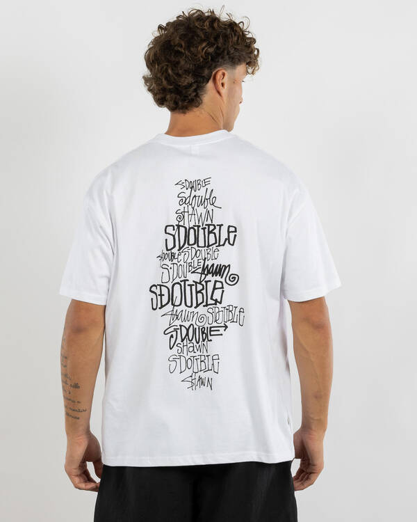 S-Double Script Stacked T-Shirt for Mens