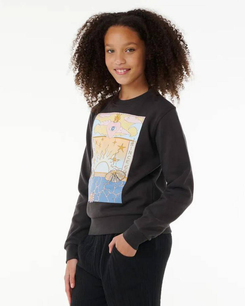 Rip Curl Girls' Summer Solstice Art Crew Sweatshirt for Womens