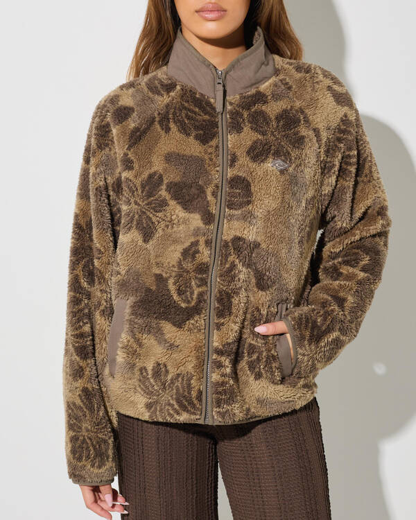 Rip Curl Half Moon Bay Polar Fleece Zip Through for Womens