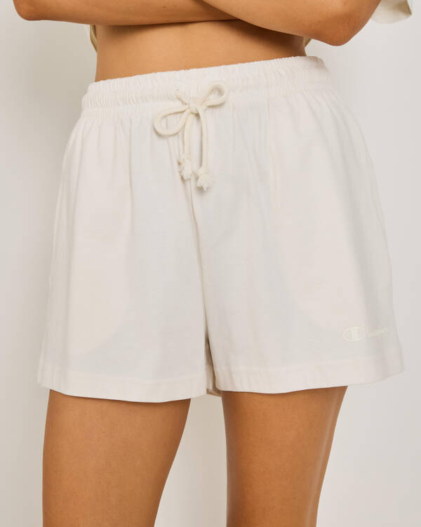 Champion Hi-Waist Tonal Jersey Shorts for Womens