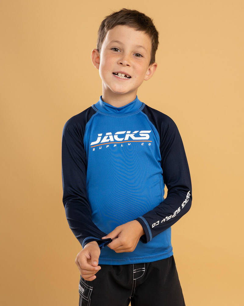 Jacks Toddlers' Rapid Long Sleeve Rash Vest for Mens
