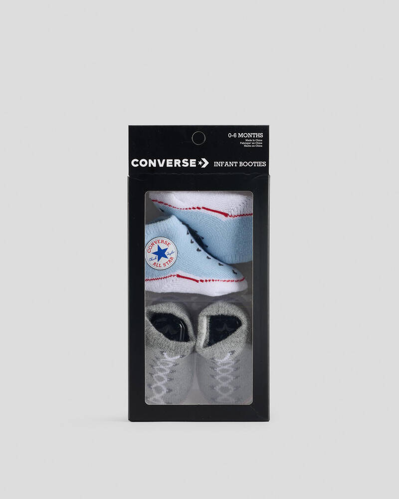 Converse Infant Chuck Taylor Booties 2 Pack for Unisex