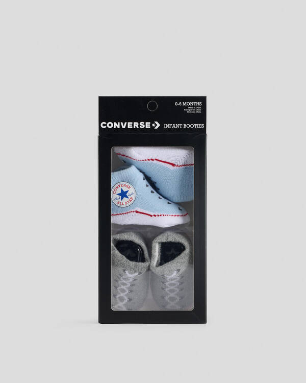 Converse Infant Chuck Taylor Booties 2 Pack for Unisex