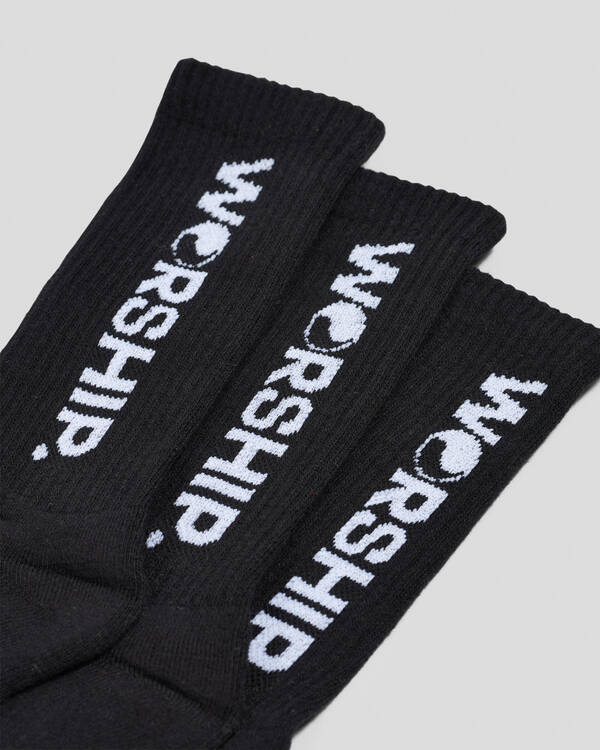 Worship Supplies Core Socks 3 Pack for Mens