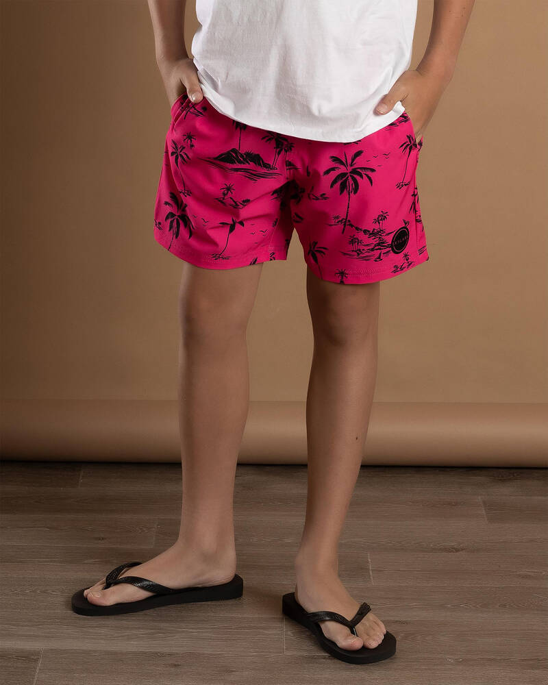 Skylark Boys' Caribbean Elastic Waist Shorts for Mens