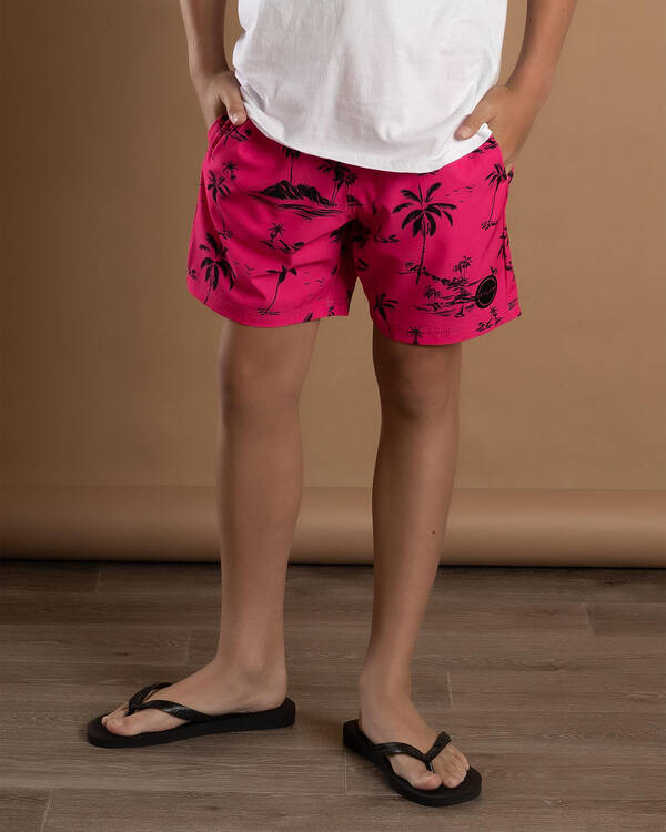Skylark Boys' Caribbean Elastic Waist Shorts for Mens