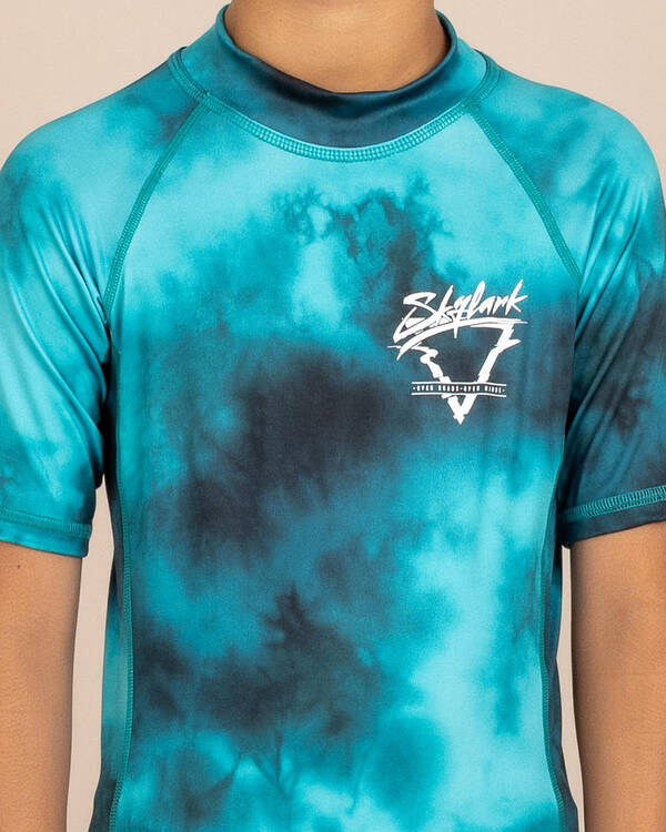 Skylark Boys' Frequency Short Sleeve Rash Vest for Mens