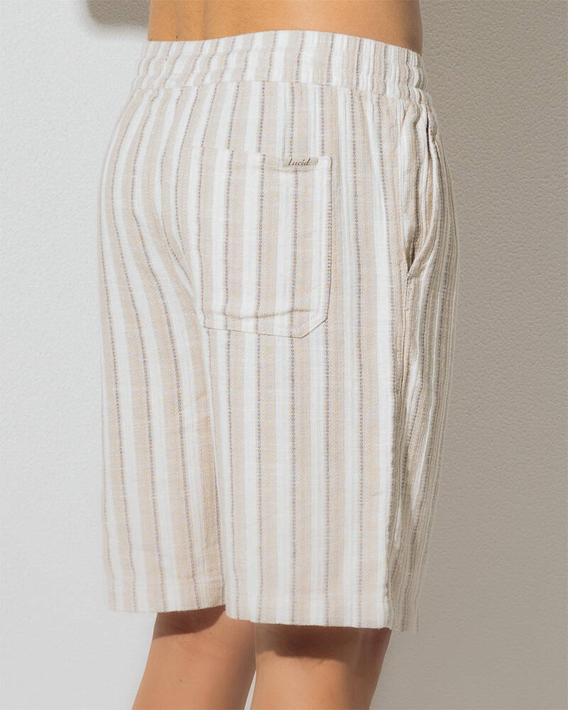 Lucid Relic Elastic Waist Shorts for Mens