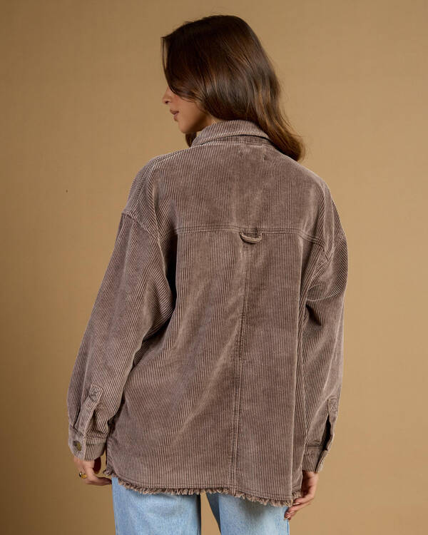 Mooloola Ryder Cord Shacket for Womens