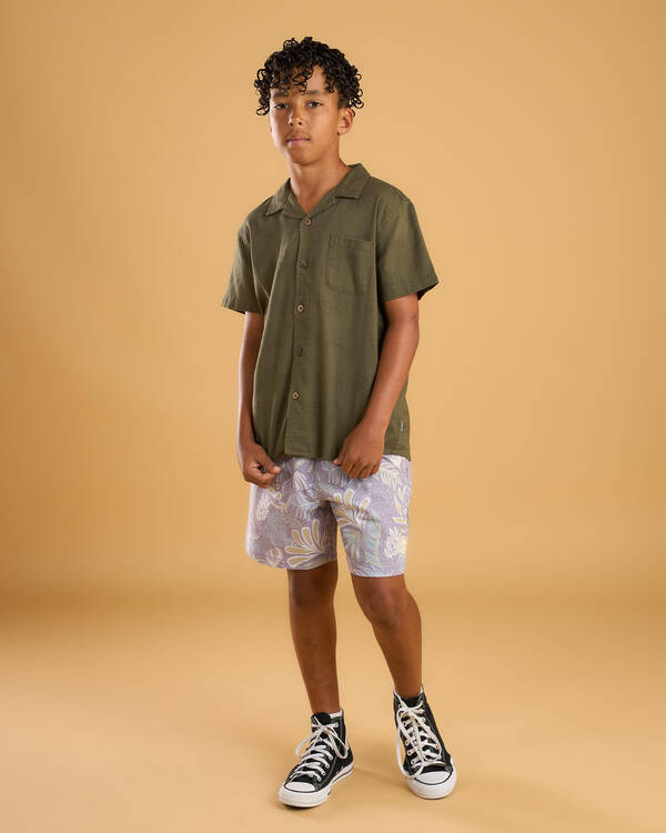 Skylark Boys' Tension Short Sleeve Shirt for Mens