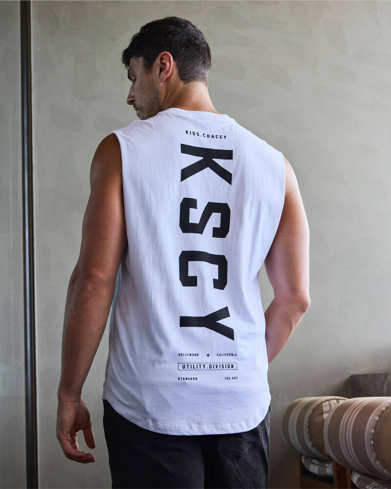 Kiss Chacey Visualise Dual Curved Muscle Tank for Mens