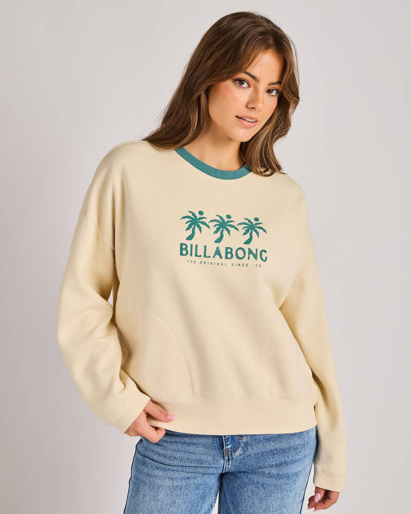 Billabong Triple Palms Crew Neck Sweatshirt for Womens