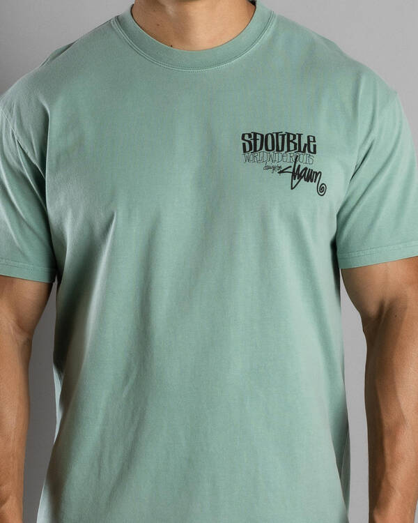 S-Double World Wide Roots T-Shirt for Mens