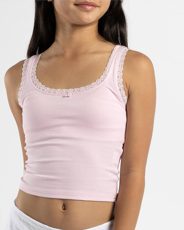 Mooloola Girls' Ivy Lace Tank Top for Womens