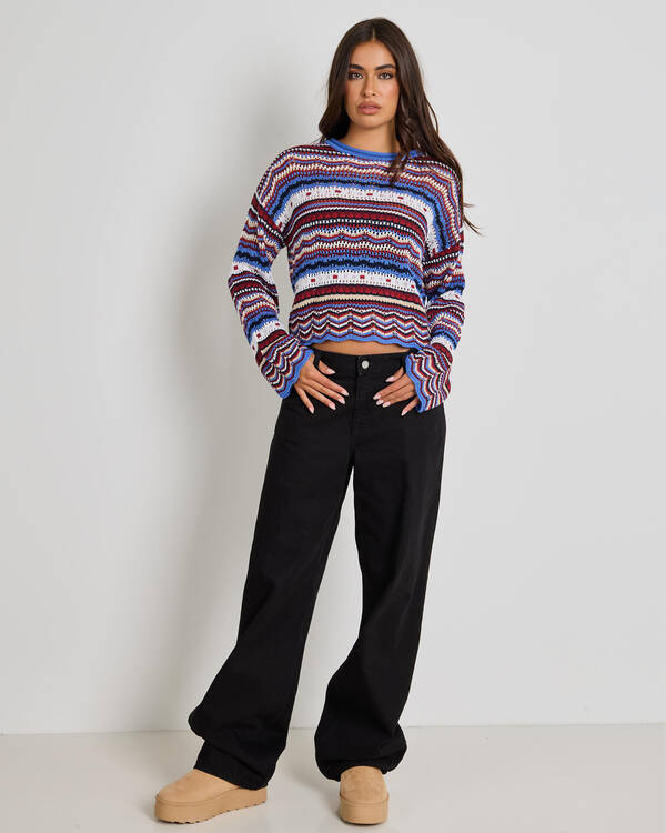 Mooloola Dream Catcher Crochet Jumper for Womens