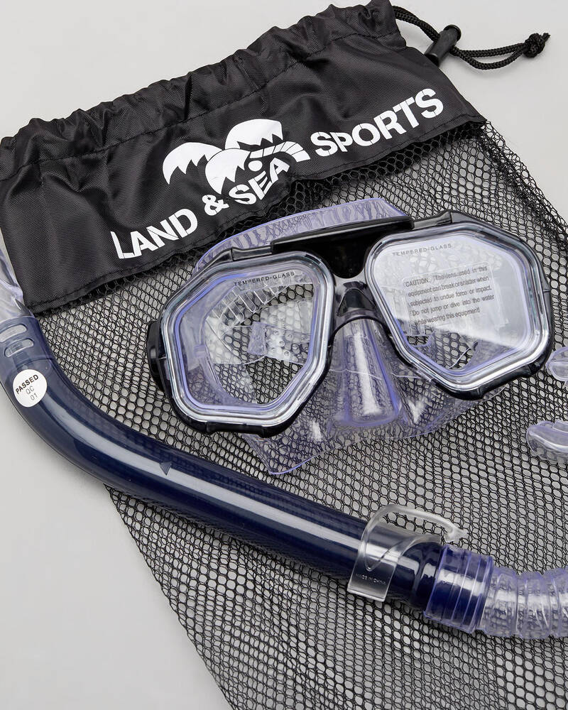 Land & Sea Sports Dunk Island Mask & Snorkel Set for Unisex
