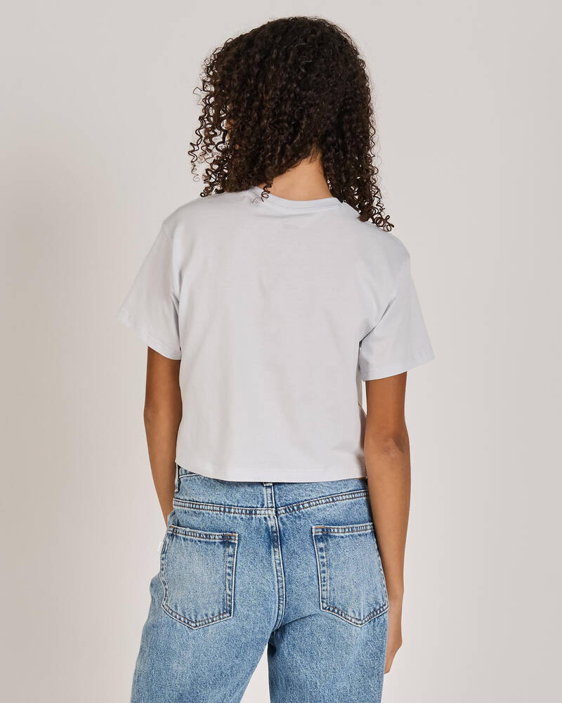 Puma Girls' Logo Cropped T-Shirt for Womens