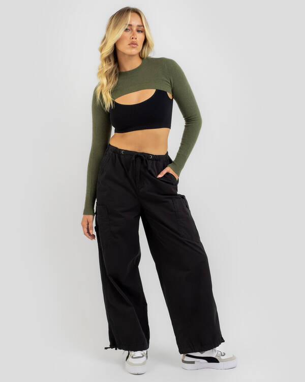 Ava And Ever Tana Long Sleeve Knit Shrug for Womens
