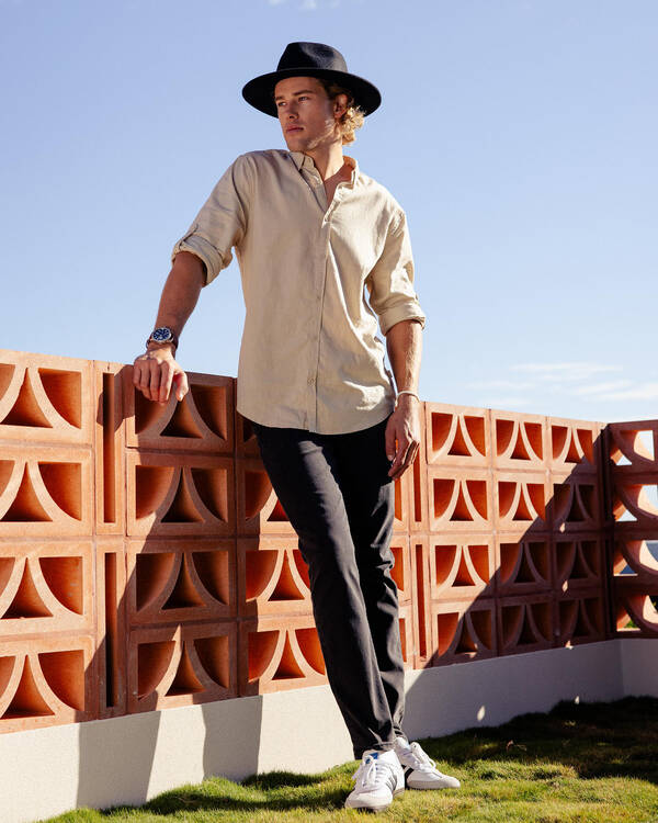 Skylark Hemp Long Sleeve Shirt for Mens