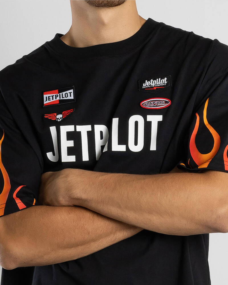 Jetpilot Vintage Flames T-Shirt for Mens