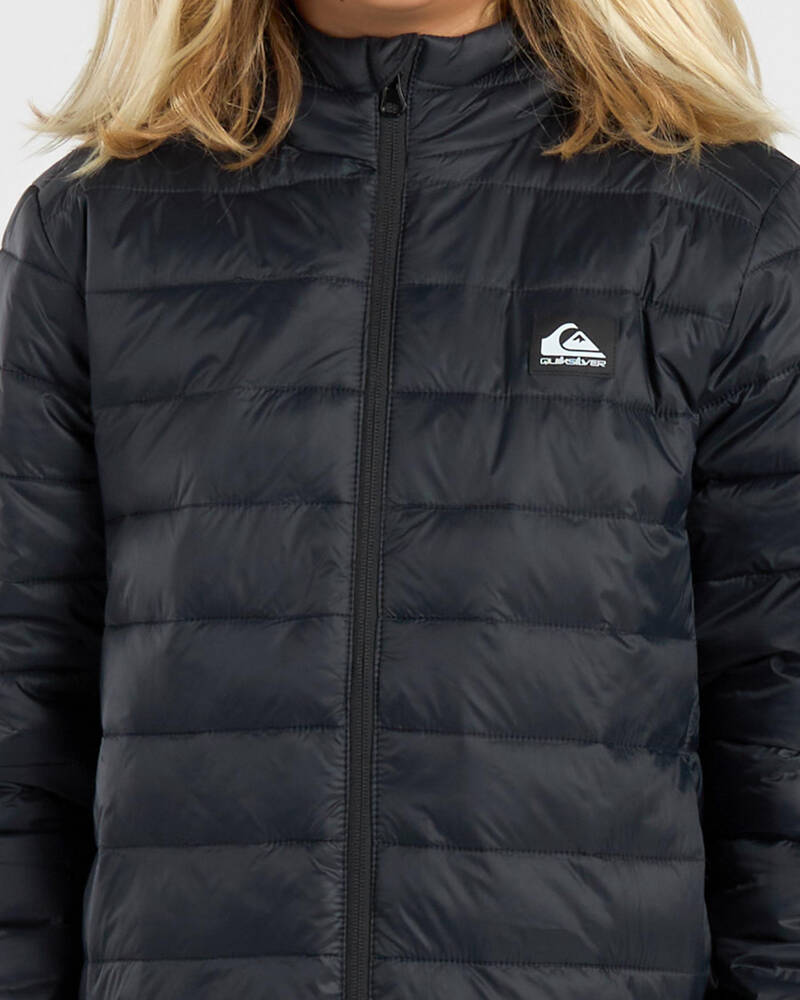 Quiksilver Boys' Scaly Youth Hooded Puffer Jacket for Mens
