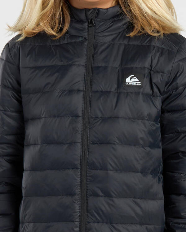 Quiksilver Boys' Scaly Youth Hooded Puffer Jacket for Mens