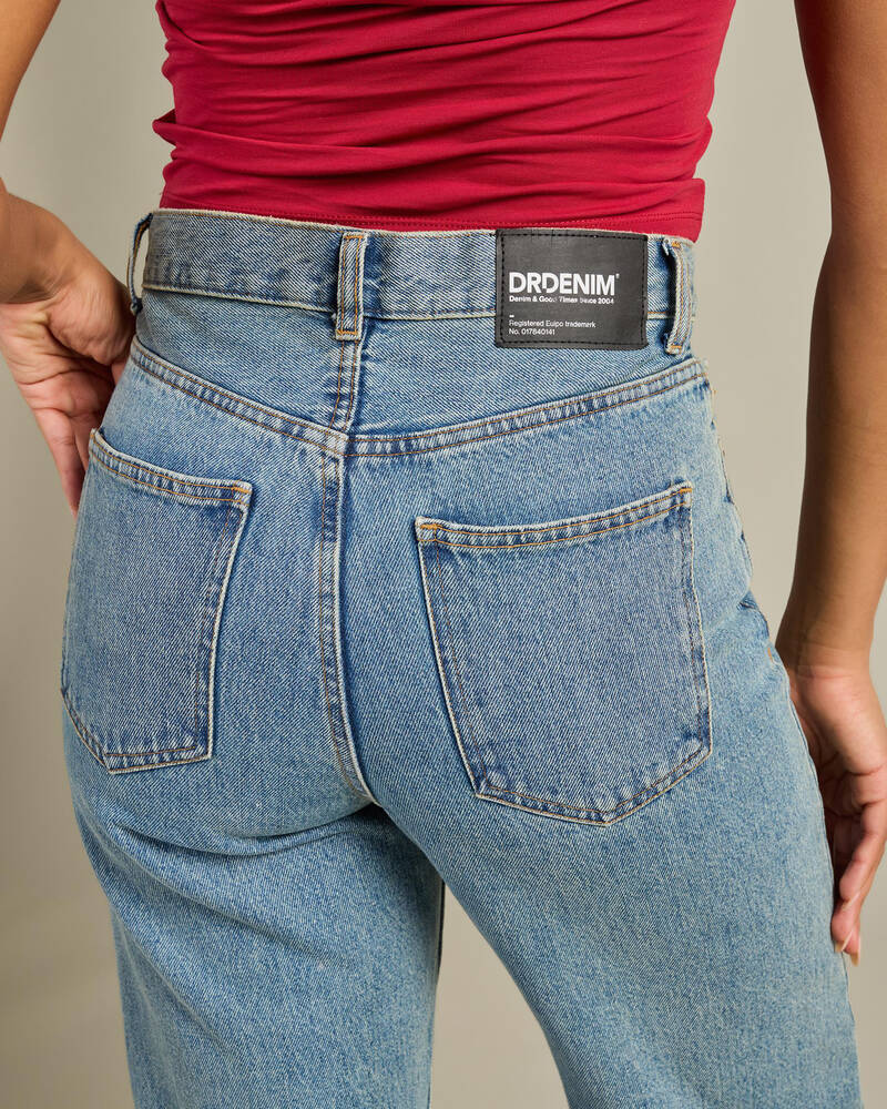 Dr Denim Echo High Straight Jeans for Womens