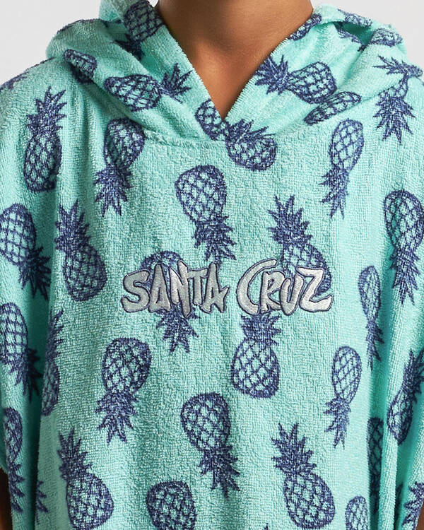 Santa Cruz Girls SC Tropic Strip Hooded Towel for Unisex