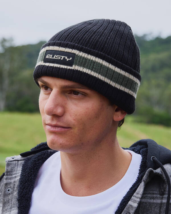 Rusty Bones 2 Cuff Beanie for Mens