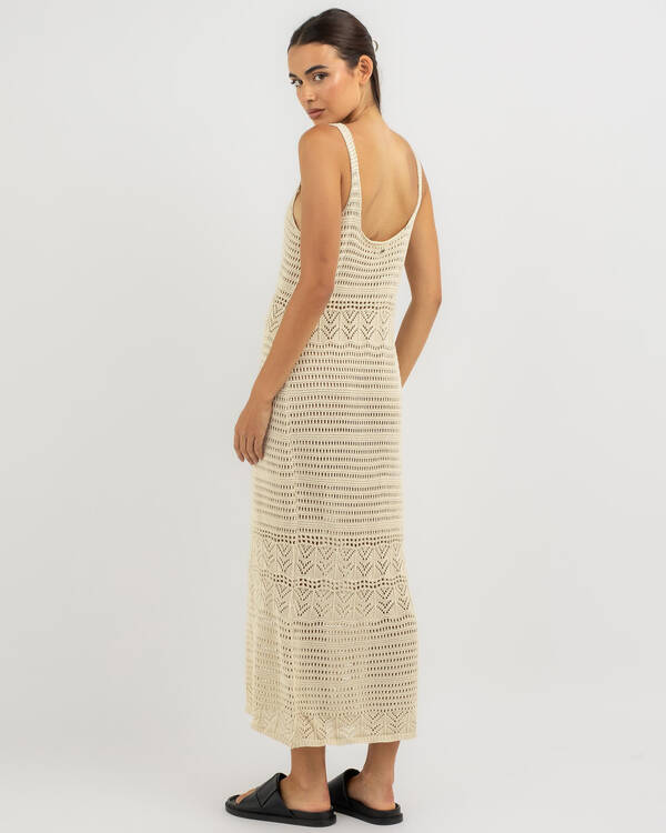 Rip Curl Sea Of Dreams Crochet Maxi Dress for Womens