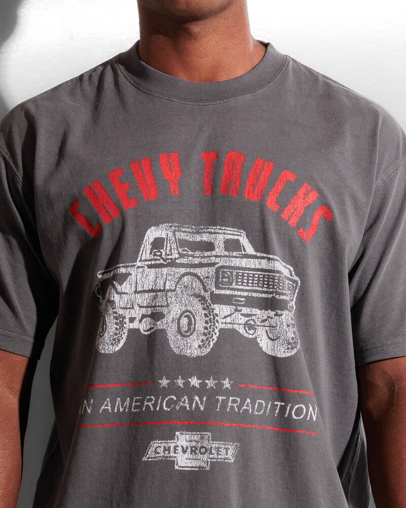 Gilroy Chevrolet Heritage Stamp Vintage T-Shirt for Mens