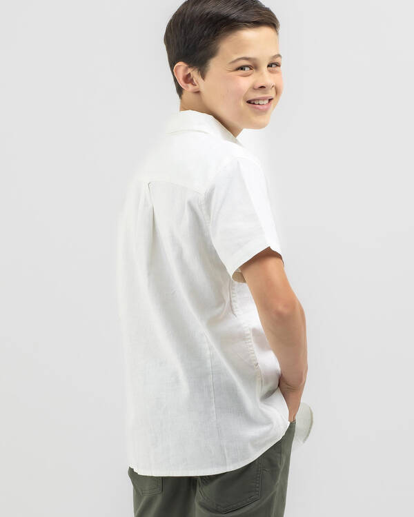 Skylark Boys' Hemp Short Sleeve Shirt for Mens