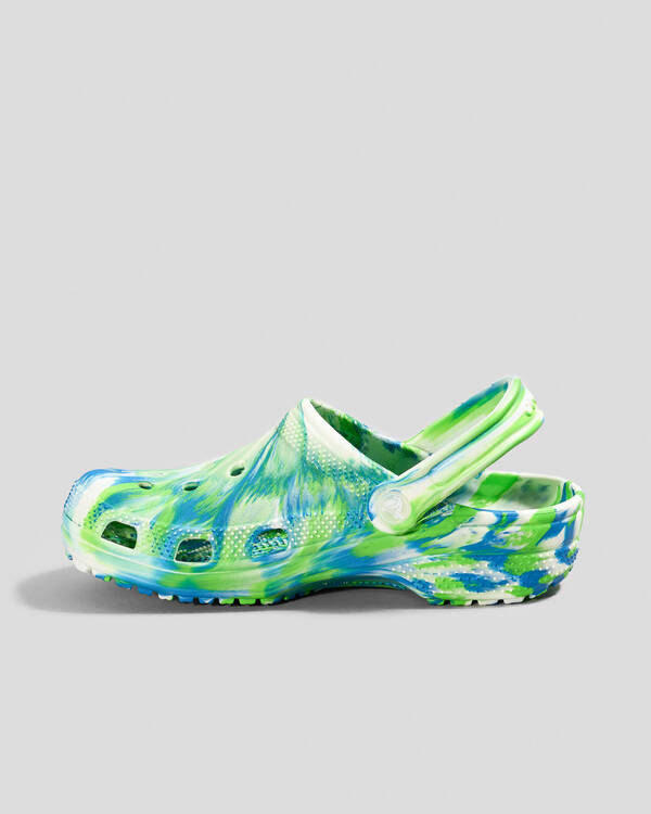 Crocs Kids' Marble Classic Clogs for Unisex