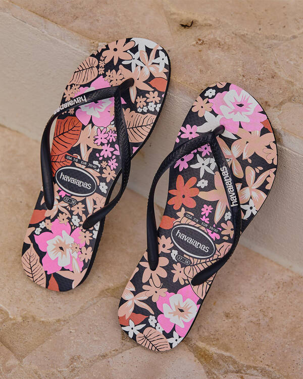 Havaianas Slim Ditsy Bloom Thongs for Womens