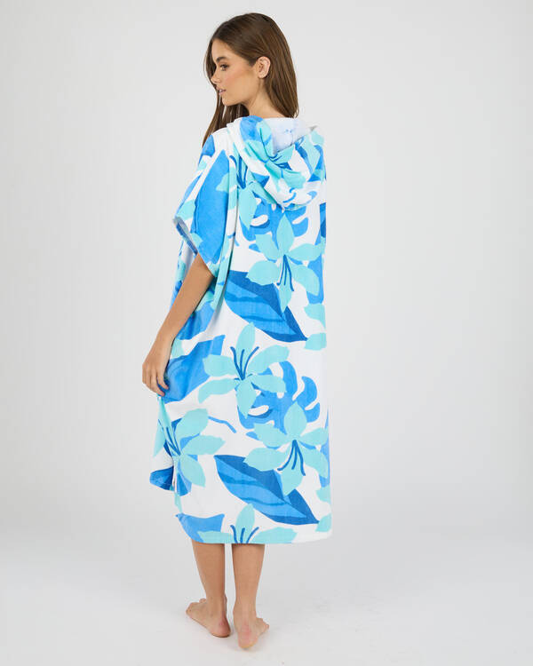 Topanga Hibis Hooded Towel for Womens