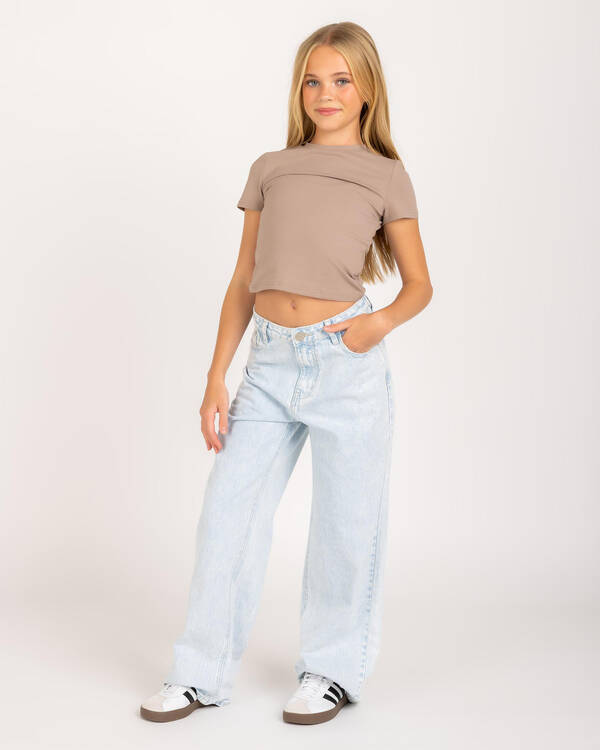 DESU Girls' Icon Straight Leg Jeans for Womens