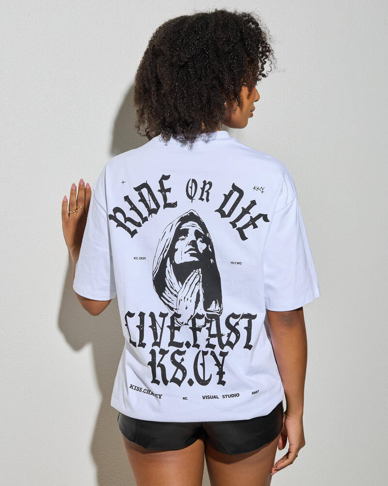 Kiss Chacey Saint Box Fit T-Shirt for Womens