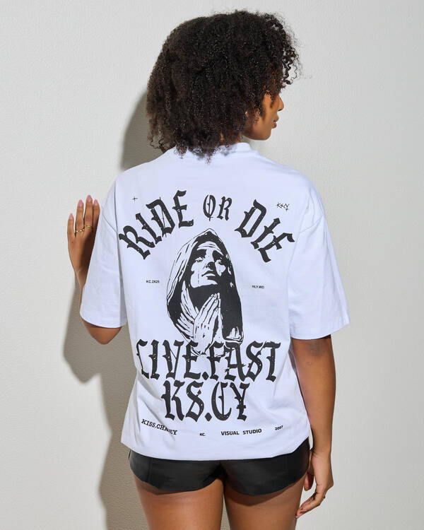 Kiss Chacey Saint Box Fit T-Shirt for Womens