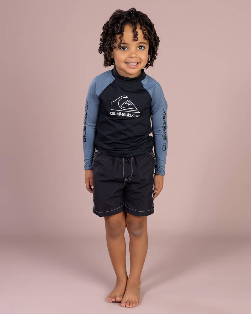 Quiksilver On Tour Toddler's Long Sleeve Rash Vest for Mens