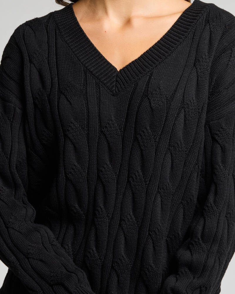Ava And Ever Cambridge V Neck Knit Jumper for Womens