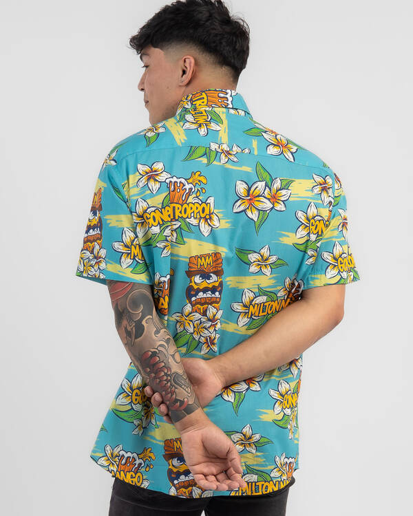 Milton Mango Gone Troppo Short Sleeve Shirt for Mens