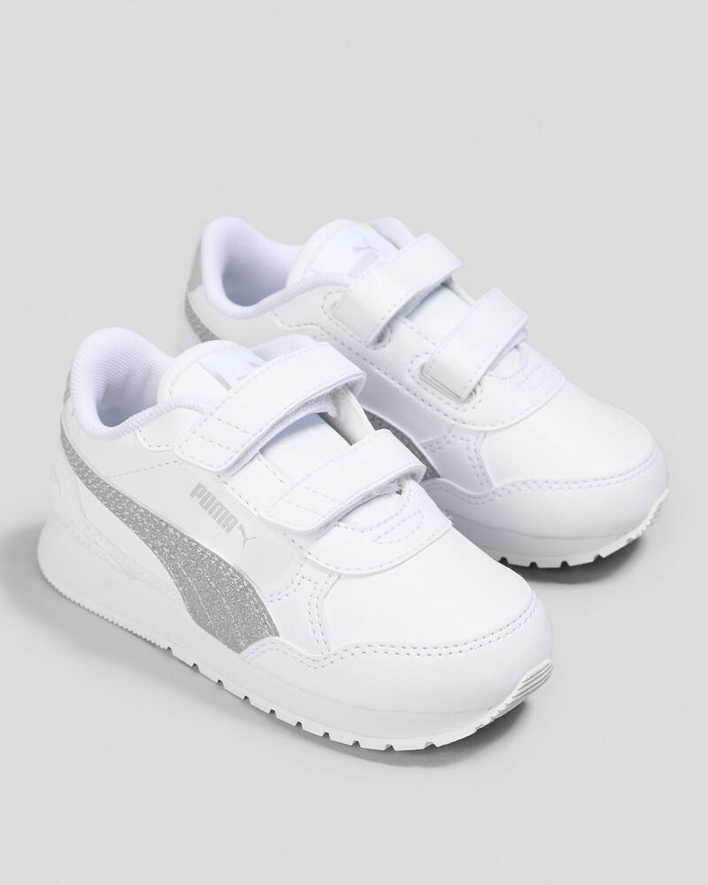 Puma Toddlers' ST Runner V4 SL Glitter V Shoes for Unisex