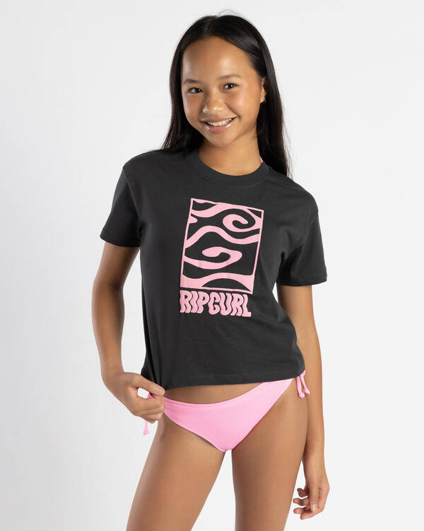 Rip Curl Girls' Sun Sol Logo Crop T-Shirt for Womens